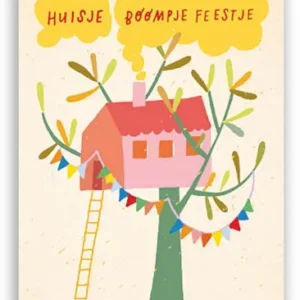 Cadeaukaartje organic nieuw huis