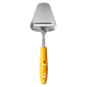 Kaasschaaf Cheesy Boska. Super leuk geel handvat met kaasgaten. Té leuk!