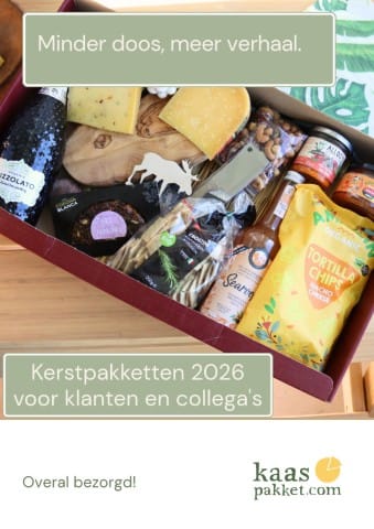 Kerstpakketten 2026, minder doos, meer verhaal. Bekijk onze nieuwe collectie online.