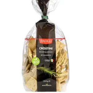 Biologische crackers crostini rozemarijn