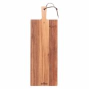 Teakhouten Plank. Prachtige lange donker houten plank. Van Bowls en dishes. Mogelijk met logo gravure.
