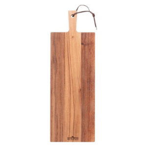 Teakhouten Plank. Prachtige lange donker houten plank. Van Bowls en dishes. Mogelijk met logo gravure.